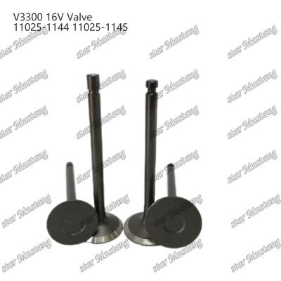 China Integral Structure Valve V3300 IN 11025-1144 EX 11025-1145 Engine Part for sale