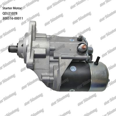 China QDJ2107B Motor de arranque 300516-00011 24V 11T 4.5KW Para DOOSAN DAEWOO Peças sobressalentes do motor à venda