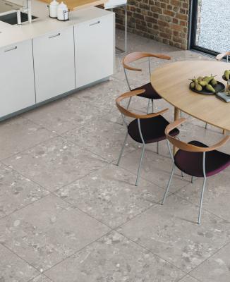 China Parcos Supply 600x600mm Modern Raindrop Look Terrazo Tile Matte Outdoor Porcelain Floor Tiles for sale