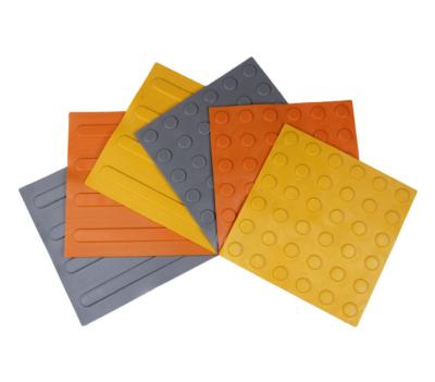 China Modern Road Safety Tiles 300 x 300 Matt Rustic Porcelain Yellow Flooring Tiles for sale