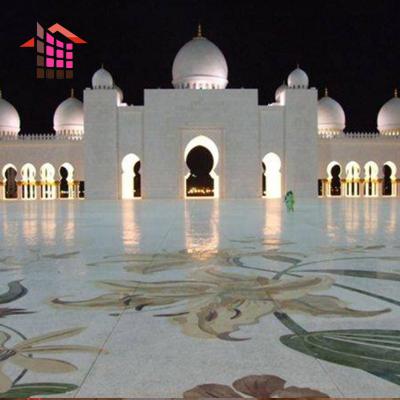 China Natural Thassos World Famous Sheikh Abu Dhabi Mosque Project of Greese White Marble for sale