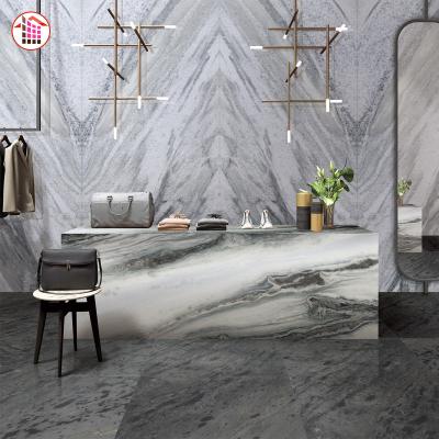 China Natural Stone Modern Marble Large Stone Marble Slab Exterior Wall Cladding Exterior Stone Veneer Flooring Cadding Exterior Wall Cladding for sale