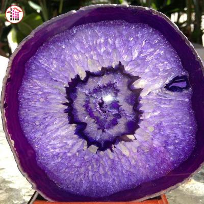 China Modern Luxury Purple Onyx Agate Backsplash for sale