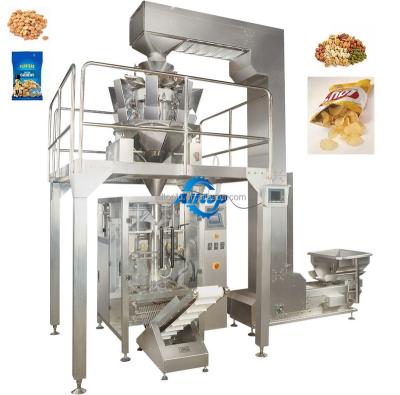 China Pneumatic CE ISO cashew nut cookies snack food pillow bag Automatic packing machine for sale