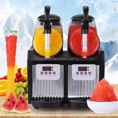 China two tanks mini commercial Smoothie Maker slush slushie slushy machine for sale