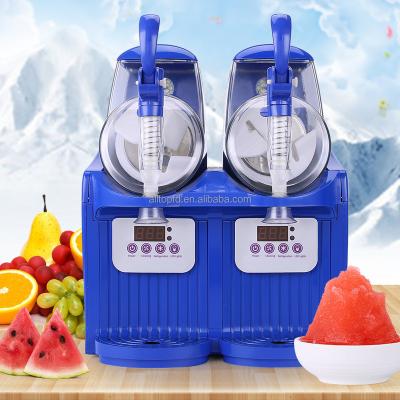 China Fruit Juice Iced Coffee Double Tank Smoothie Maker for Indoor Home Supermarkets Restaurants for sale