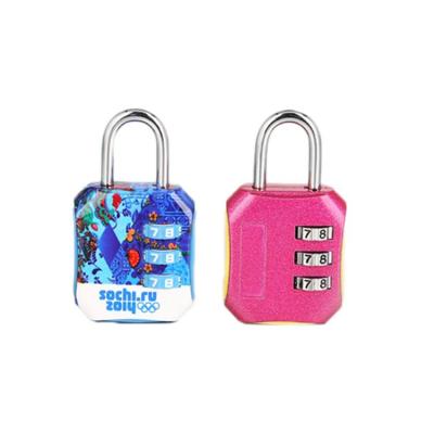 China Wide Application High Security Durable Luggage Locks 3 Digit Travel Combination Lock Padlock for sale