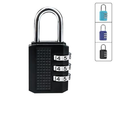 China Wide Application High Security Keyless Number Digit Digital Combination Luggage Padlock Lock for sale