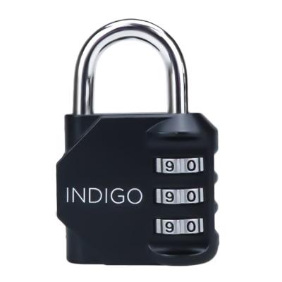 China Wide Application 3 Digit Keyless Padlock Weatherproof Travel Combination Lock For Backpack,Luggage,Locker,Fence,Backyard Gate,Hasp for sale