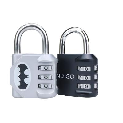 China Wide Application Gym 3-digit Mechanical Combination Lock Cabinet Lock Household Toolbox Anti-theft Padlock for sale