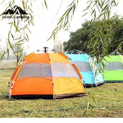 China Extended Type LUXO CAMPING OEM/ODM Pop Up Beach Wholesale Outdoor Camping Tent For Family Hiking for sale