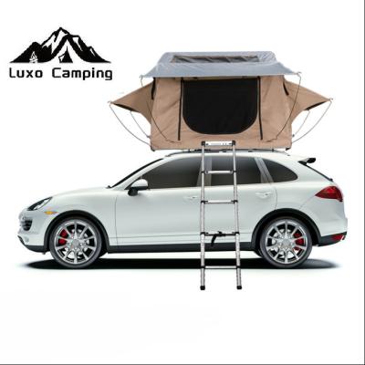 China Hot Selling Car Wild Tent Folding Tent Rooftop Camper Introductions Diagonal Land Truck Tail Tie Outdoor Tent for sale