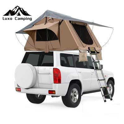 China Easy Install LUXO Hard Soft Shell Roof Tent Camping Camper Trailer Rack Car For Suv Car Vehicles for sale