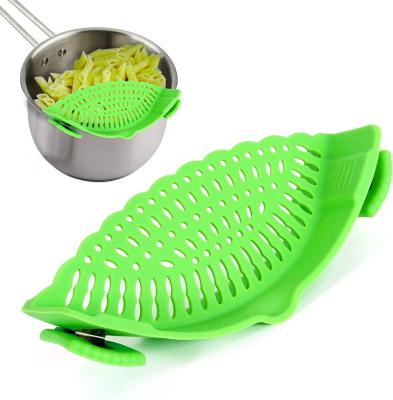 China Home Cook Tools Used In Kitchen Silicone Pot Sieve BAP Kitchen Pot Viable Hot Selling Free Tools And Instruments for sale