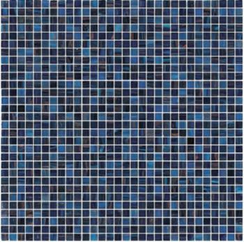 China Great design dark blue gold line glass mosaic mix pattern boarder for sale