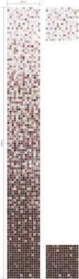 China Mosaic gradation pattern for interior and exterior decoration for sale