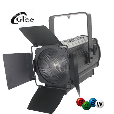 China Theatrical Event Project 300W RGBW LED Theater Studio ZOOM Fresnel Spotlight for sale