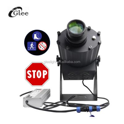 China GREECE 300W Waterproof IP65 50M Outdoor Professional Outdoor LED (Darker Environment) Rotated Logo Projector Image Gobo Projection Light for sale