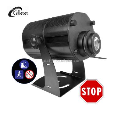 China 25-35M Professional Outdoor Waterproof Rotating GLEE 100W IP65 LED Gobo Logo Projector Light (Darker Environment) for Outdoor Advertising for sale