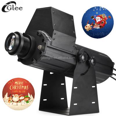 China 30-40M GREECE 200W LED 4Gobo Logo Advertising Rotator Projection Projector Outdoor Waterproof Rotary Gobo (Darker Environment) for sale