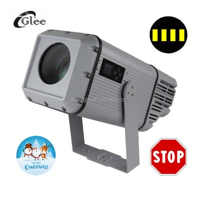 China 50M ZOOM 300W 9-55degree IP65 LED Gobo Logo Advertising Rotating Projector Outdoor Waterproof Projection Lighting (Darker Environment) for sale