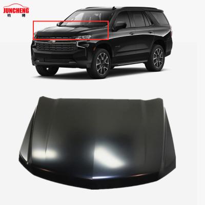 China High quality steel car bonnet hood for 2020 Chevrolet Chevy tahoe 2021 car body parts for sale