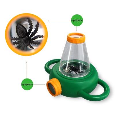 China Outdoor Magnifying Glass 2 Way Observation Insect Viewer Insect Viewer Cup Catcher Magnifying Glass Kids Early Educational Fun Toys for sale