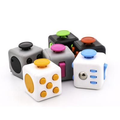 China Relieve Stress Toys New Arrival Customized Print Squishy Person Pop Up Spinner Cube Anti Stress Cube For Adult Children for sale