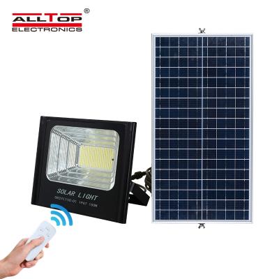 China Square high lumen waterproof smd ip67 50w 100w 150w 200w solar led outdoor floodlight for sale