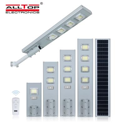 China ALLTOP IP65 Solar Fill Aluminum Road SMD Integrated Waterproof 60W 120W 180W 240W All in One LED Street Light for sale