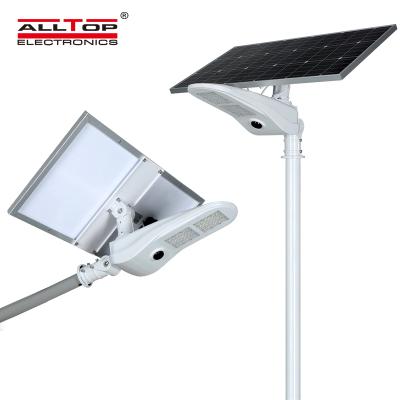 China ROAD factory price bridgelux waterproof ip65 smd 50w integrated solar led street light for sale