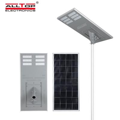 China ALLTOP villa high performance ip65 outdoor aluminum waterproof 200w all in one solar led street light for sale