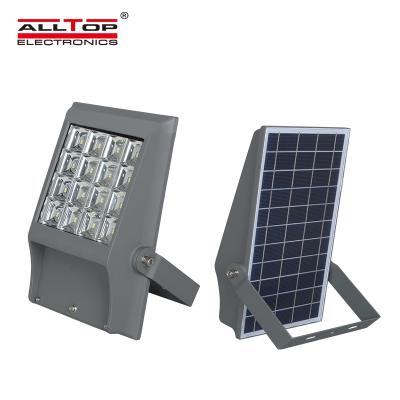 China Outdoor high quality portable die-casting aluminum powered 8w solar led flood light for sale