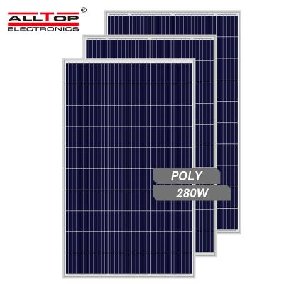 China ALLTOP home commercial 260w monocrystalline 265w 270w 275w 280w 285w off grid 5bb solar system home use kits solar panel for sale