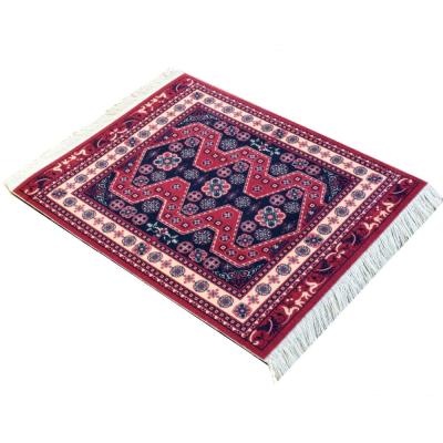 China Carpet Mousepad New Design Woven Style Carpet Cover Anti-Slip Persian Custom Mouse Pad for sale