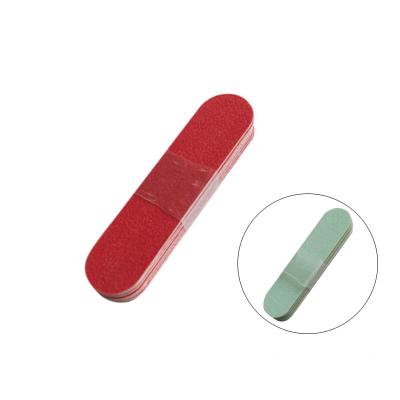 China Nail Small Size 8cm Colorful Emery Board Cheap Disposable Wooden Nail File for sale