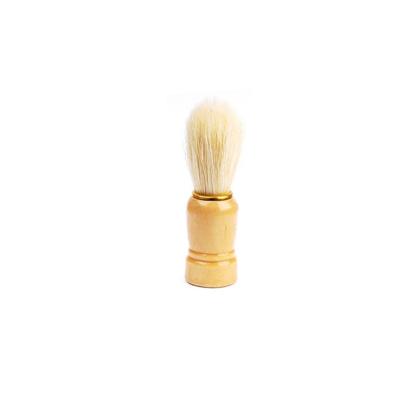 China Private Label Beard Brush Bristle Hair Shaving Brush Shaving Brush With Nature Wood Handle for sale