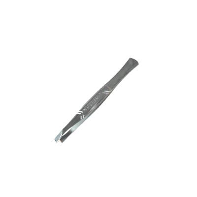 China Cheap Electronic Eyebrow Tweezers Carbon Steel Eyebrow Coating Chrome Plated Tweezers for sale