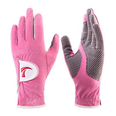 China Effective Golf Training Tools Silicone Breathable High Elasticity Anti-Slip Exercise Compression Female Golf Glove Women's Golf Glove Supplies for sale