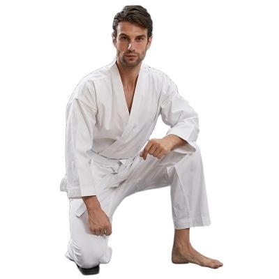 China White Comfortable Karate Uniform Taekwondo Uniform Suit With Elastic Belt Waistband For Kids Sports Training Fitness Gym Taekwondo Equipment for sale