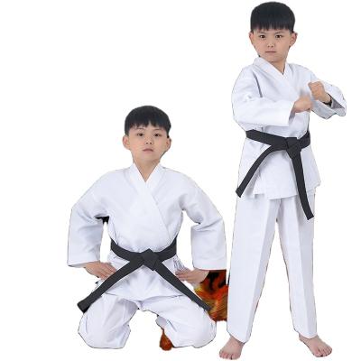 China Breathable 100% Breathable Judo Uniform Cotton Karate Fabric Comfortable For Adult Men Judo Karate Shirt With Elastic Waist Cotton Pants for sale