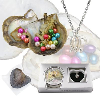 China Vacuum Packed Loose Freshwater Oyster Freshwater Pearl Wish Pearl Round Cultured Pearl Oyster for sale