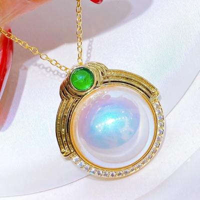 China Cheap Prices Waterproof Waterproof Bead Big Pendants Customized Exaggerated Bead Pendant Necklace for sale