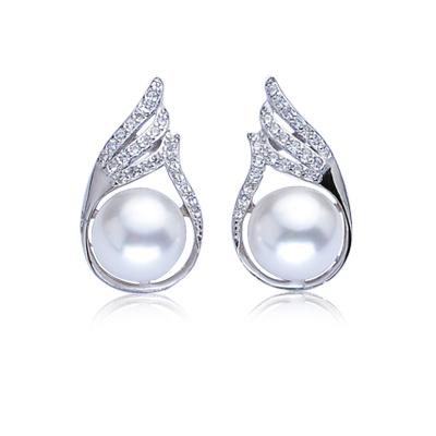 China FASHIONABLE fresh charm pearl dangle earring pearl promotion fashion women jewelry for sale