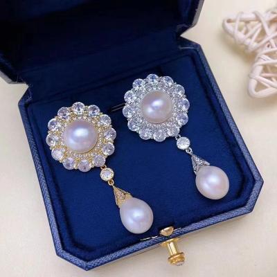 China High Quality Pearl Women Jewelry Pearl Brooches For Clothes Pearl Brooch Pins for sale