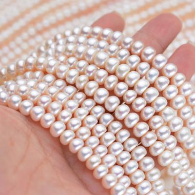 China Hot Selling Natural Freshwater Pearl 5mm White Quality Pearl String for sale