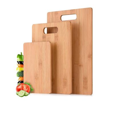 China Quality Viable Guaranteed Appropriate Price 3 Piece Bamboo and Wood Cutting Board for sale