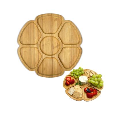 China Home Or Storage Guaranteed Premium Quality 12.6 Inches Bamboo Serving Tray Unique Kitchen for sale