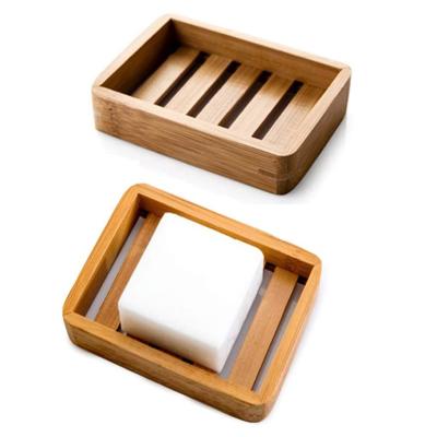 China Modern wholesale high quality natural wood and bamboo soap shower storage box for sale