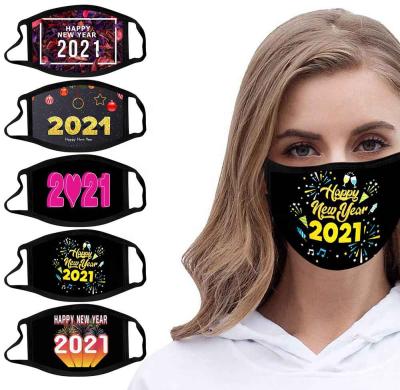 China Designer 2021 new year reusable cotton cloth dust face cover anti wholesales custom logo printed reusable dust proof face maskes for sale